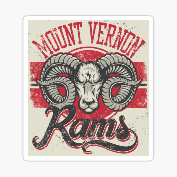 Item preview, Vintage Mount Vernon Rams 2 designed and sold by potchidesigns.