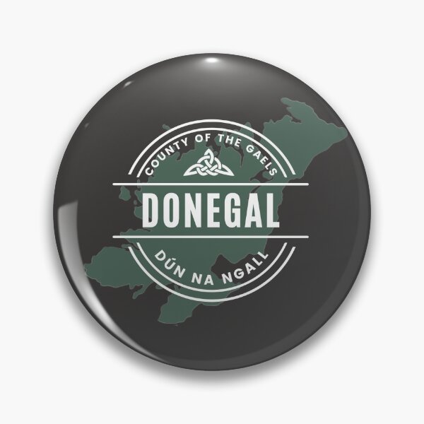 Item preview, County Donegal Map designed and sold by TrueCelt.