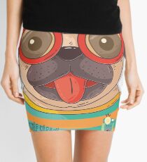 Minifalda pug divertido