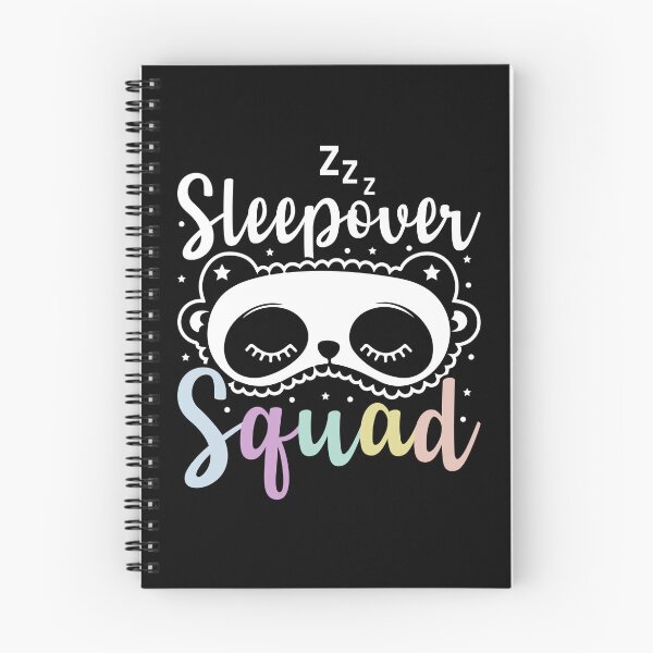 Item preview, Funny Sleepover Squad Party Panda Sleeping Nails And Makeup  designed and sold by Best Designer.