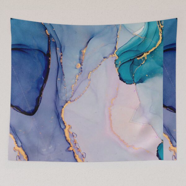 Item preview, Blue and Purple Abstract Swirls designed and sold by ELDigitals.