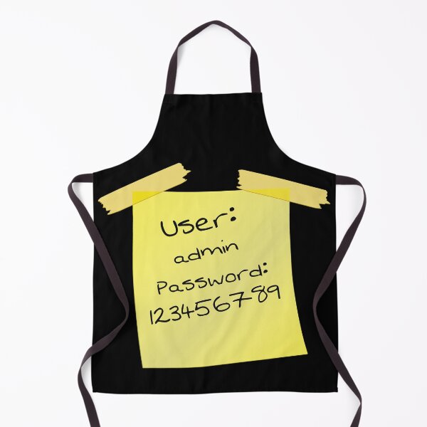 Item preview, Cyber Security - Hacker - Yellow  Post IT - User name and Password designed and sold by clubtee.