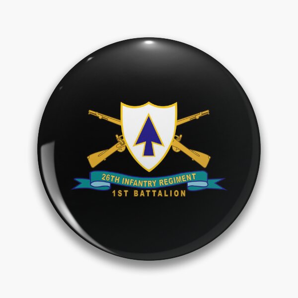 Item preview, Army - 26th Infantry Regiment - DUI w Br - Ribbon - 1st Bn X 300 designed and sold by Military Insignia Products.