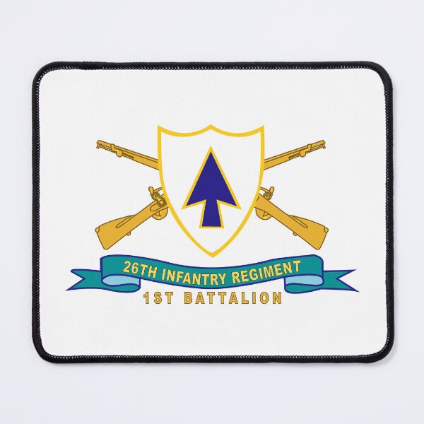 Item preview, Army - 26th Infantry Regiment - DUI w Br - Ribbon - 1st Bn X 300 designed and sold by Military Insignia Products.