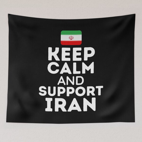 Item preview, Keep Calm And Support Iran | Football World Cup designed and sold by BopleDesigns.