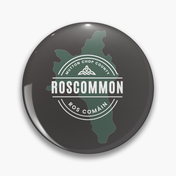 Item preview, County Roscommon Map designed and sold by TrueCelt.