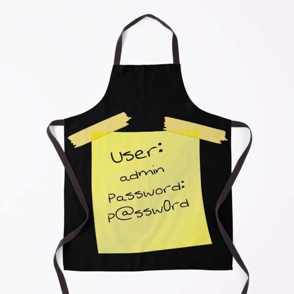 Item preview, Cyber Security - Hacker - Yellow  Post IT - User name and Password 3 designed and sold by clubtee.