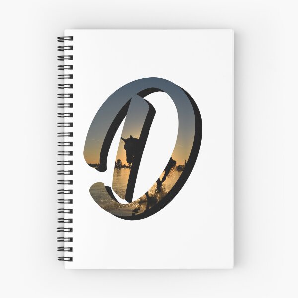 Item preview, Letter D Monogram Script Initial Horseback Riding Variant  designed and sold by quirkycounselor.
