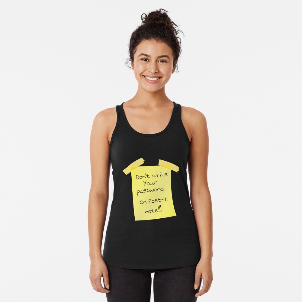 Cyber Security - Hacker - Yellow Post IT - Don't write your password on post-it  note 5 Poster for Sale by clubtee