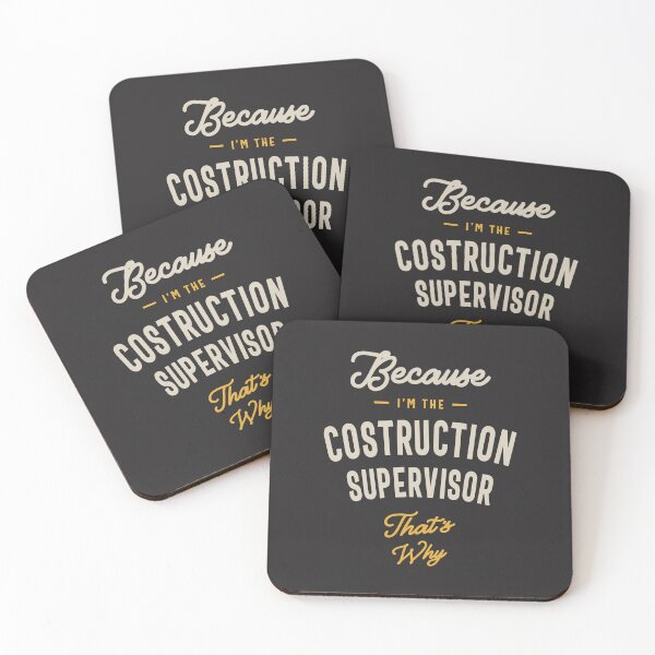 Item preview, Construction Supervisor Job Occupation Birthday Worker designed and sold by cidolopez.