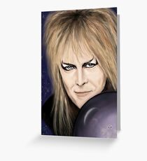 Jareth Goblin King Greeting Card