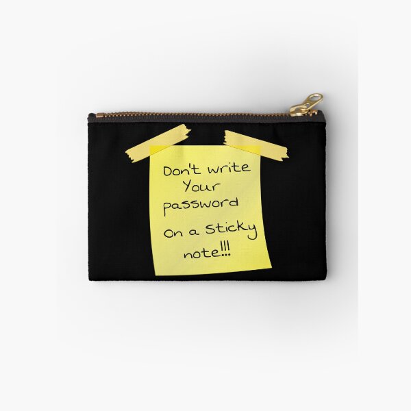 Item preview, Cyber Security - Hacker - Yellow  Post IT - Don't write your password on a sticky note 6 designed and sold by clubtee.