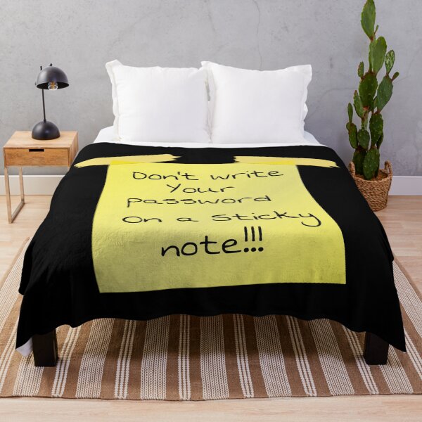Item preview, Cyber Security - Hacker - Yellow  Post IT - Don't write your password on a sticky note 6 designed and sold by clubtee.