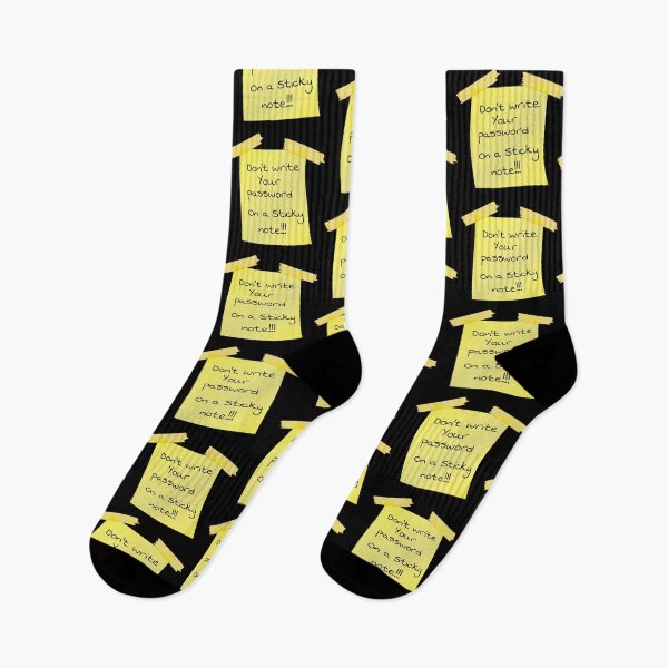 Item preview, Cyber Security - Hacker - Yellow  Post IT - Don't write your password on a sticky note 6 designed and sold by clubtee.