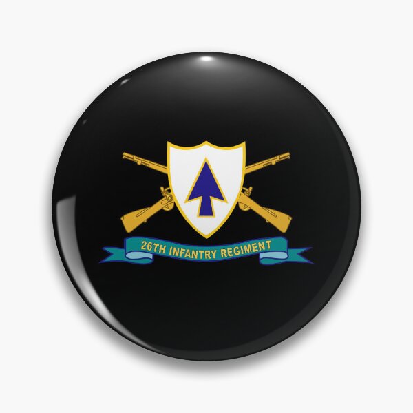 Item preview, Army - 26th Infantry Regiment - DUI w Br - Ribbon X 300 designed and sold by Military Insignia Products.
