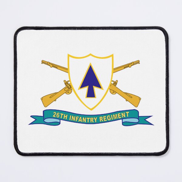 Item preview, Army - 26th Infantry Regiment - DUI w Br - Ribbon X 300 designed and sold by Military Insignia Products.