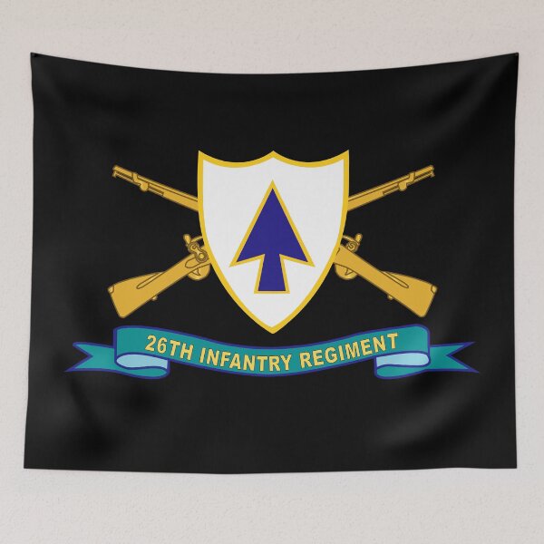 Item preview, Army - 26th Infantry Regiment - DUI w Br - Ribbon X 300 designed and sold by Military Insignia Products.