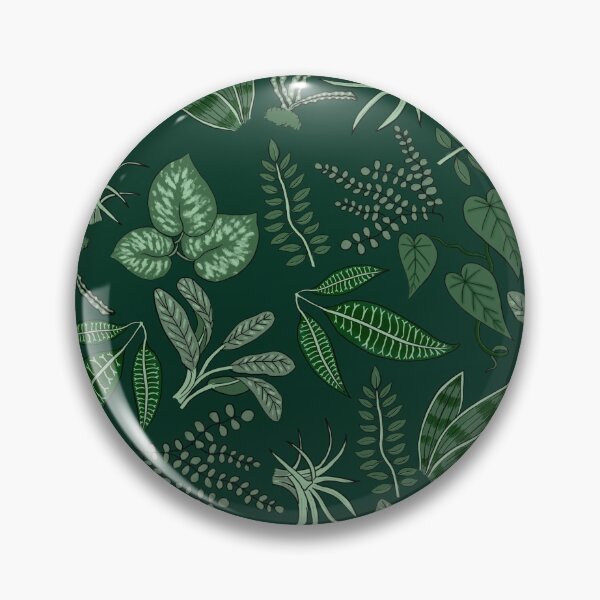 Item preview, House Plants Seamless Pattern - Soft Greens & Dark Green designed and sold by EcoElsa.