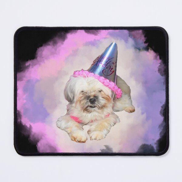 Item preview, cute shih tzu birthday celebration design designed and sold by YasithaKaru.