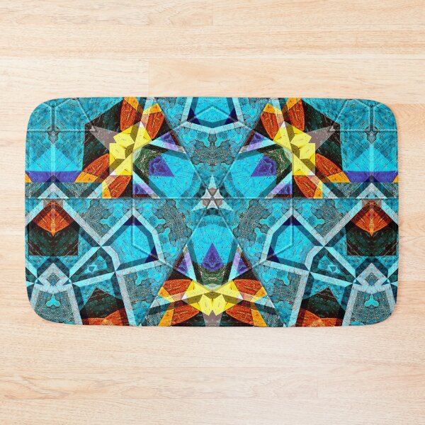 Item preview, POWERFUL LUMINOUS RADIAL COSMIC LABYRINTH PATCHWORK -  SPIRITUAL AWAKENING CUBIC GEOMETRIC ART PATTERN IN DEEP* designed and sold by Ralek.