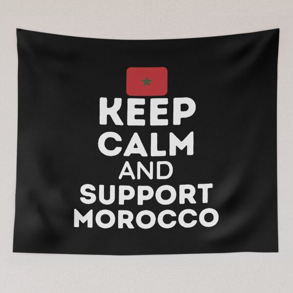 Item preview, Keep Calm And Support Morocco | Football World Cup designed and sold by BopleDesigns.
