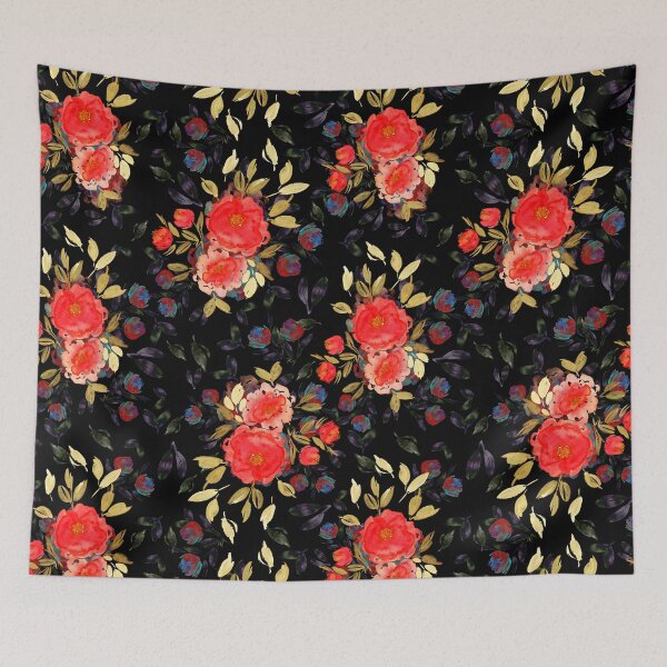 Item preview, Moody Garden Floral Pattern designed and sold by LThomasDesigns.