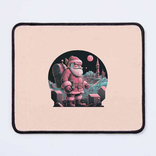 Item preview, Vintage pink santa claus - Retro Pink Santa Claus - Christmas designed and sold by ZAKAABDE2020.
