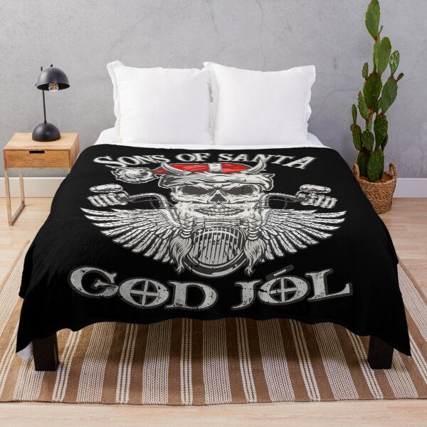 Item preview, Biker Sons of Santa - Viking Motorcycle Christmas designed and sold by Shirt-Designs.