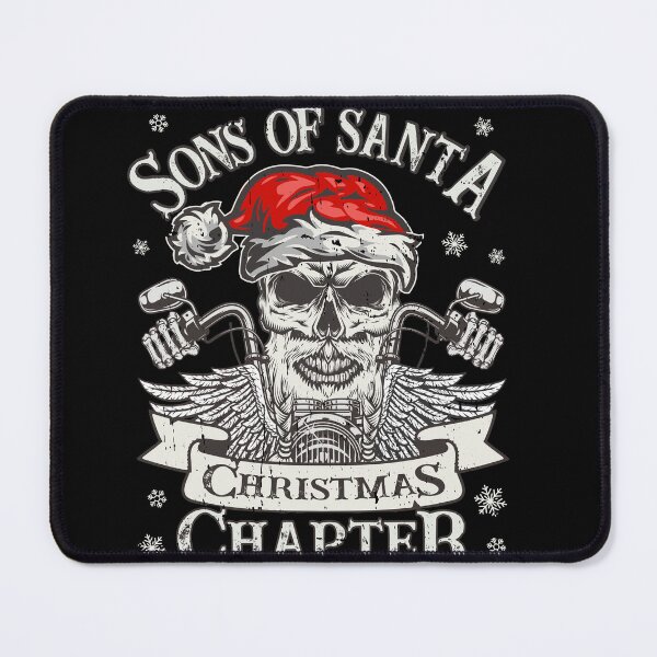 Item preview, Biker Sons of Santa - Viking Motorcycle Christmas designed and sold by Shirt-Designs.