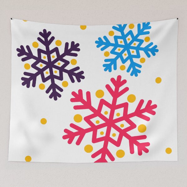 Item preview, Polyamorous Snowflakes AOP designed and sold by VirtualFaries.