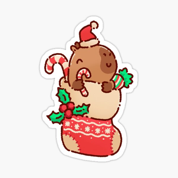 Smol Pixel Capybara Sticker for Sale by TofuPixel