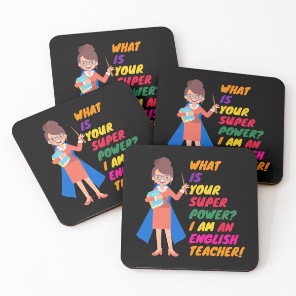 Item preview, Superhero English Teacher Appreciation designed and sold by superteachers.