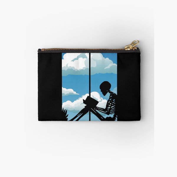 Item preview, Skeleton reading a book designed and sold by Goodthings99.