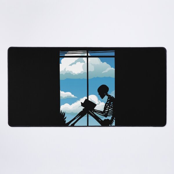 Item preview, Skeleton reading a book designed and sold by Goodthings99.