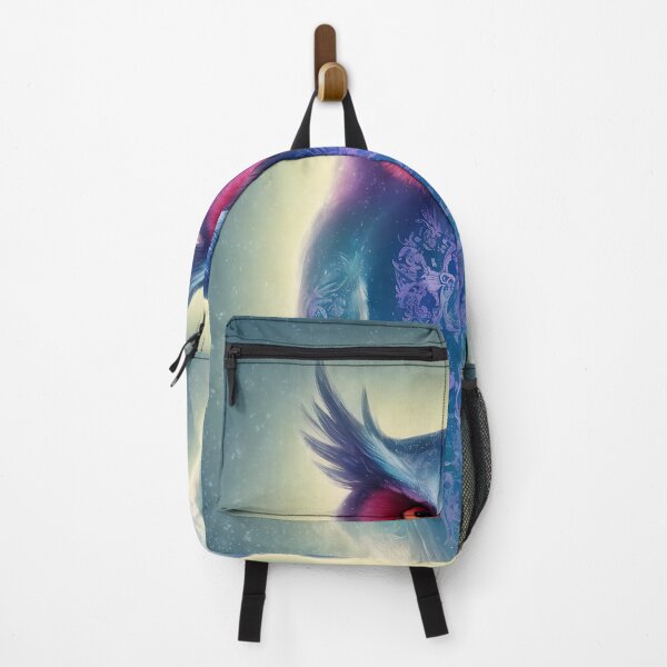 Item preview, product render poster vivid colors divine proportion owl, ice and snow, glowing fog intricate, elegant, highly detailed, digital painting, concept art, smooth, sharp focus, illustration designed and sold by DrawItOnce.