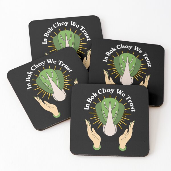 Item preview, In Bok Choy We Trust - Pak Choi Puns - Vegetables Veggies Lovers designed and sold by Millusti.