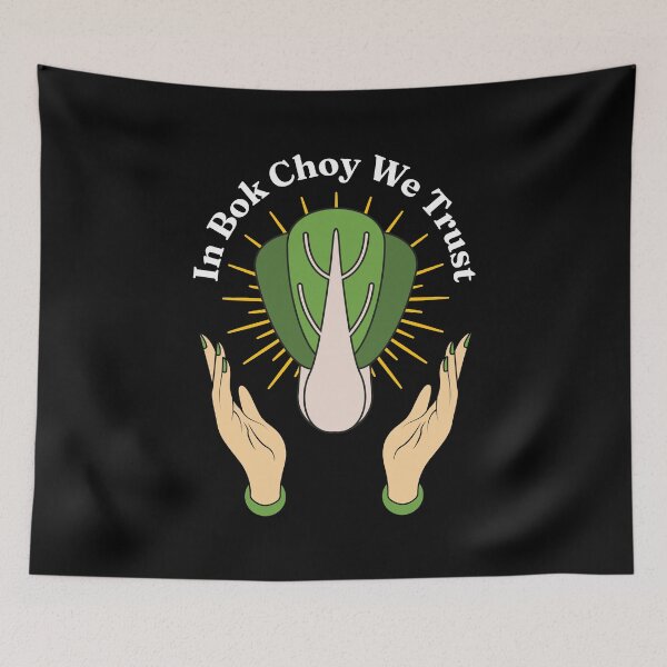 Item preview, In Bok Choy We Trust - Pak Choi Puns - Vegetables Veggies Lovers designed and sold by Millusti.