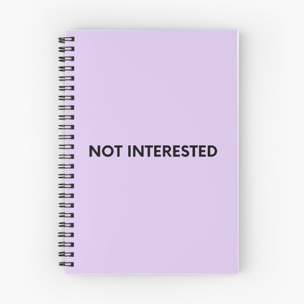Item preview, Not Interested - Purple Aesthetic designed and sold by mydoodlesateme.