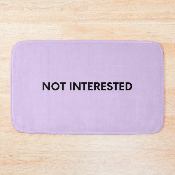 Item preview, Not Interested - Purple Aesthetic designed and sold by mydoodlesateme.