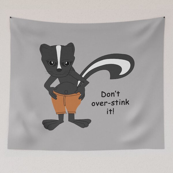 Item preview, Cartoon Skunk: Don't over-stink it! designed and sold by SomeGuyLou.