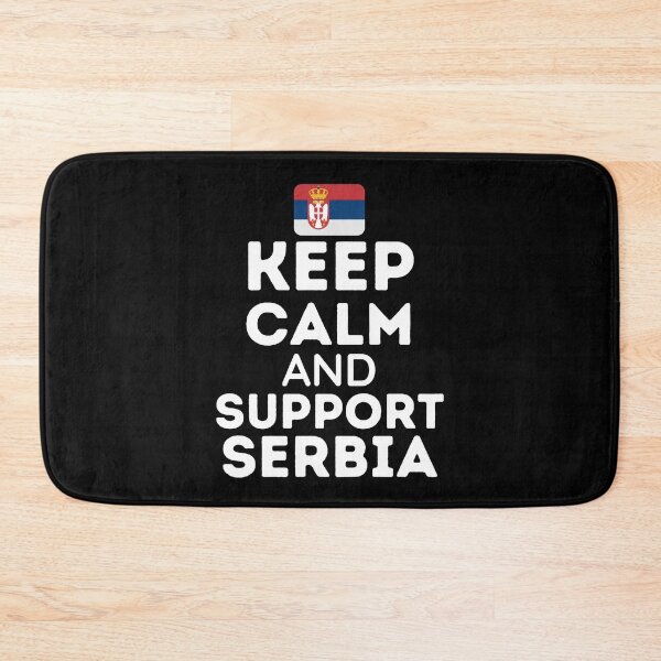 Item preview, Keep Calm And Support Serbia | Football World Cup designed and sold by BopleDesigns.