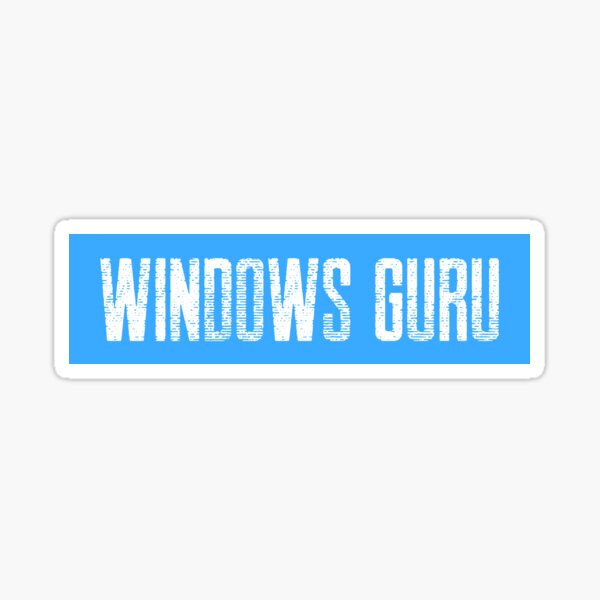 "Windows Guru" Sticker for Sale by JerseyBoysTees Redbubble