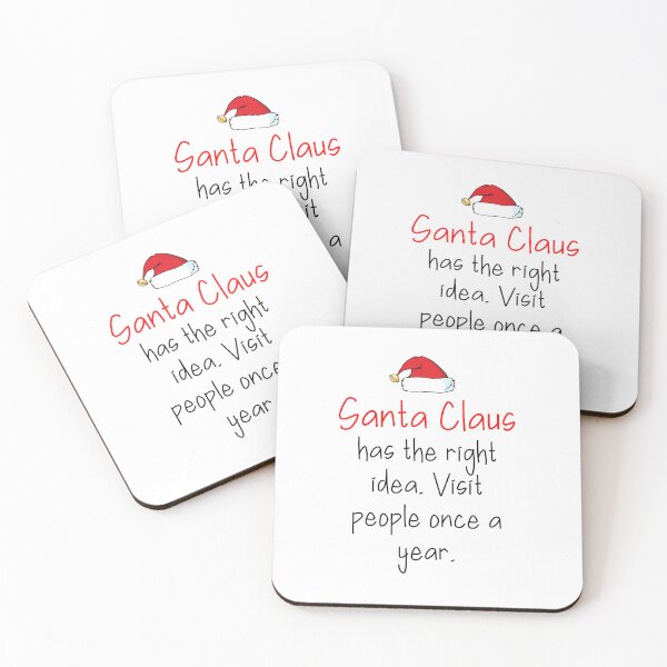 Item preview, Antisocial Santa Claus - Funny Christmas Joke designed and sold by art-in-a-bottle.