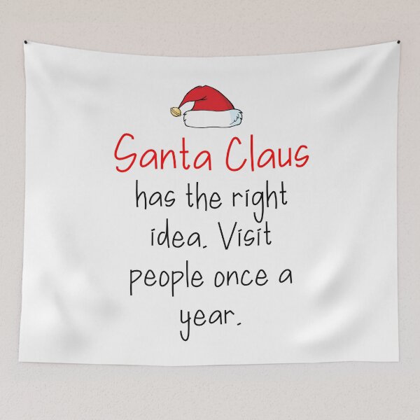 Item preview, Antisocial Santa Claus - Funny Christmas Joke designed and sold by art-in-a-bottle.