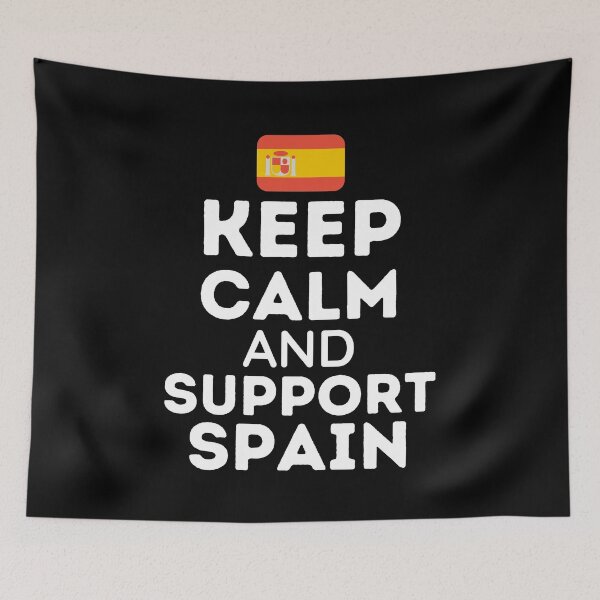 Item preview, Keep Calm And Support Spain | Football World Cup designed and sold by BopleDesigns.