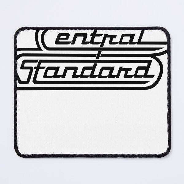 Item preview, Central Standard Black Outline Logo on Clear Background designed and sold by Frank Hamlin.
