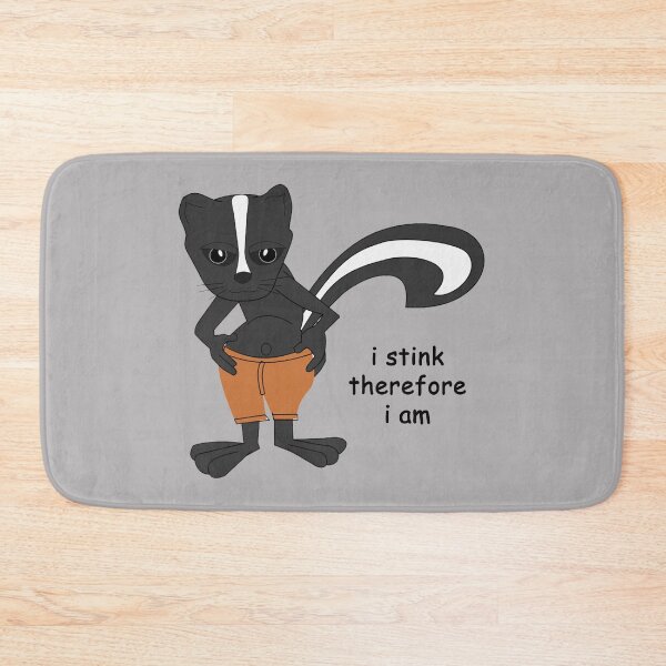 Item preview, Cartoon Skunk Philosopher: I stink therefore I am designed and sold by SomeGuyLou.