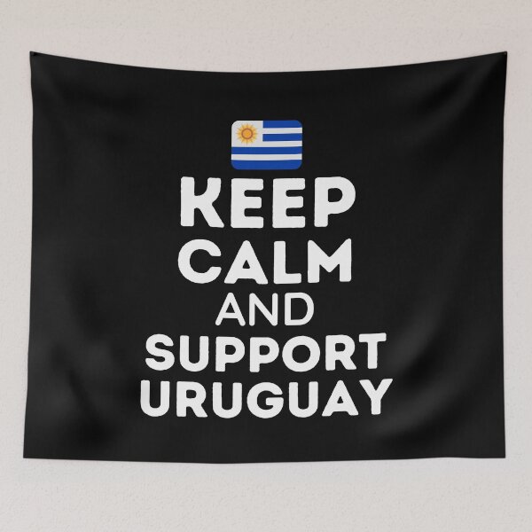 Item preview, Keep Calm And Support Uruguay | Football World Cup designed and sold by BopleDesigns.