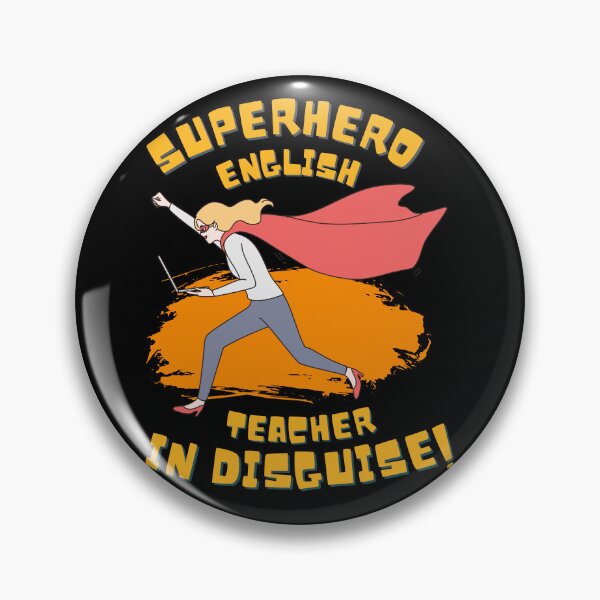 Item preview, English Teacher Appreciation Superhero designed and sold by superteachers.