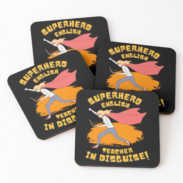 Item preview, English Teacher Appreciation Superhero designed and sold by superteachers.